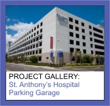 Commercial Painting Photo Gallery of St. Anthonys Hospital Parking Garage by Sourini Painting